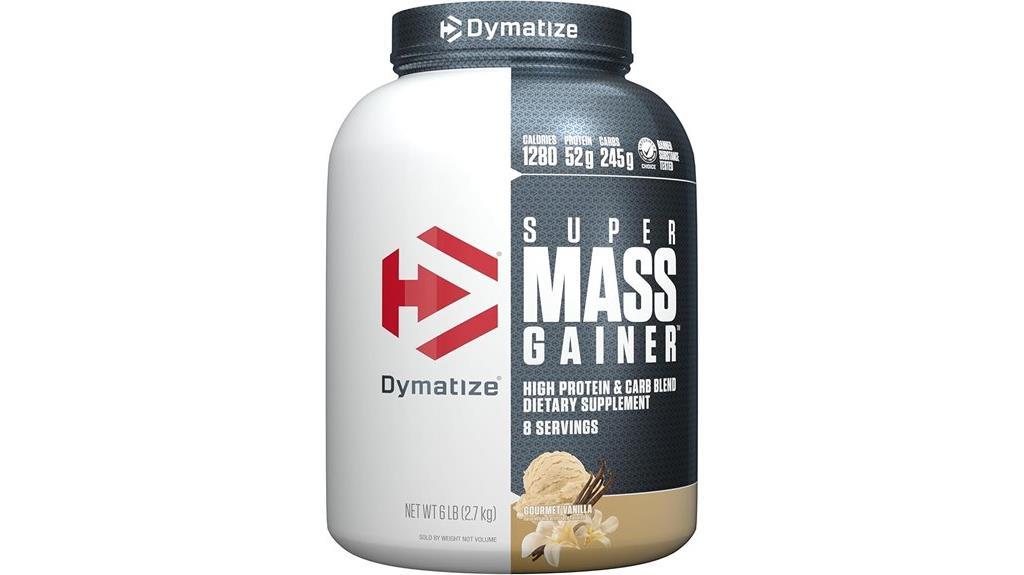 dymatize mass gainer powder