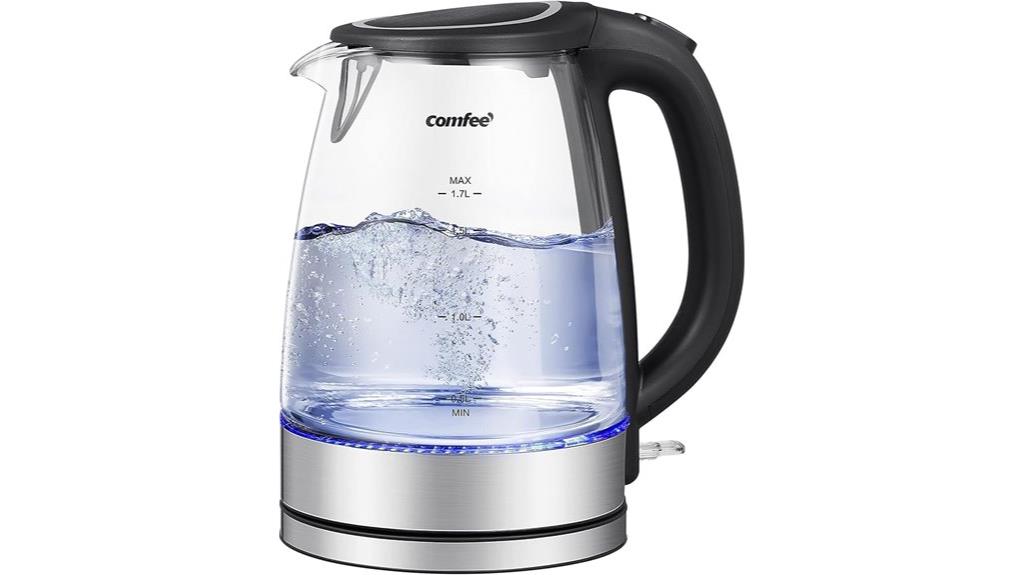 electric glass tea kettle