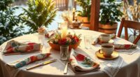 elegant coffee napkins selection
