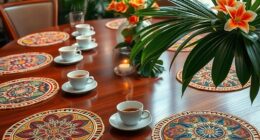 elegant coffee placemats selection