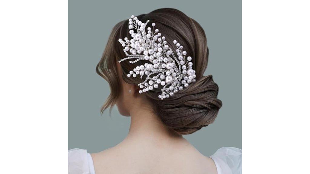 elegant pearl bridal accessory