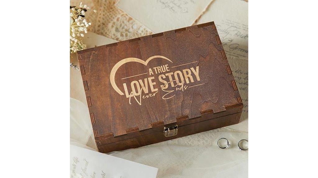 elegant wedding memory storage