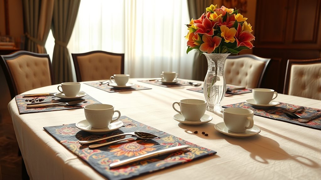 elevate dining with placemats