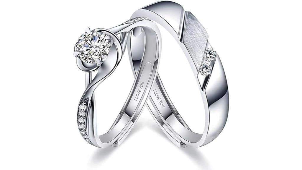 endless love couple rings