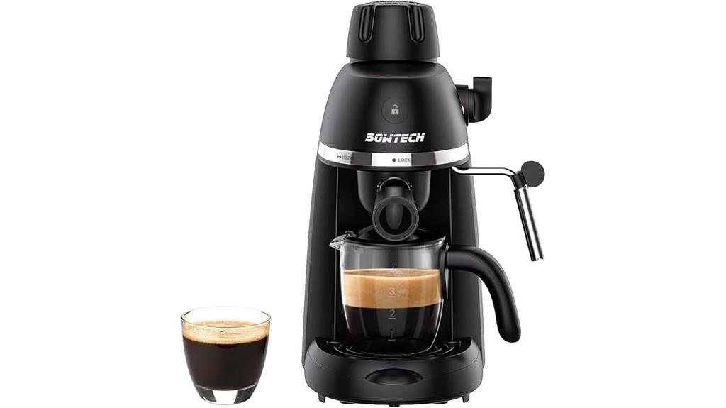 espresso maker with frother