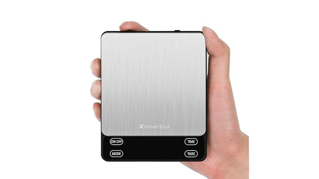 espresso scale with timer