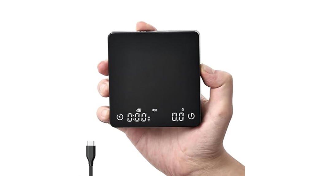 espresso scale with timer
