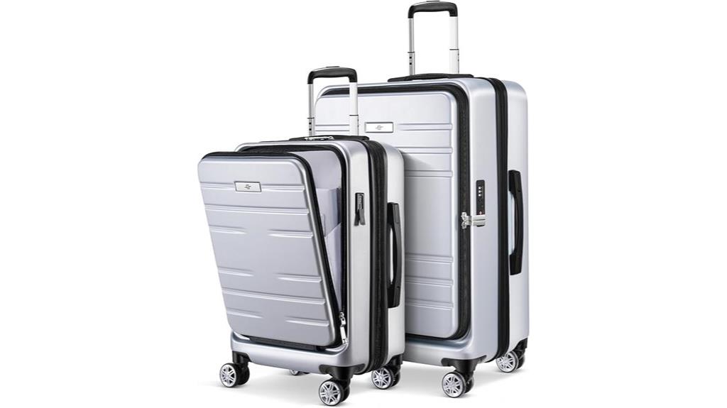 expandable hard shell luggage