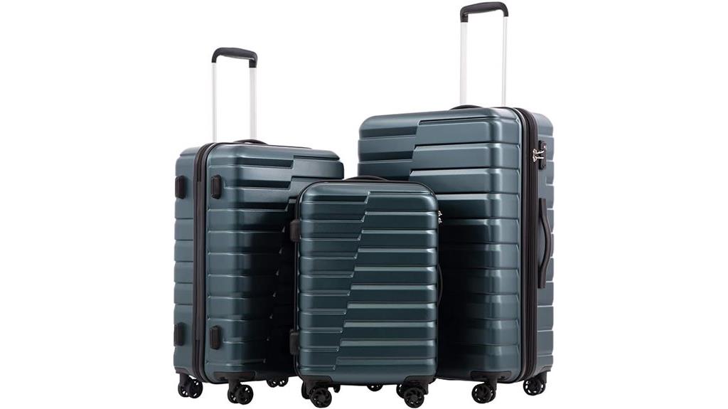 expandable suitcase set