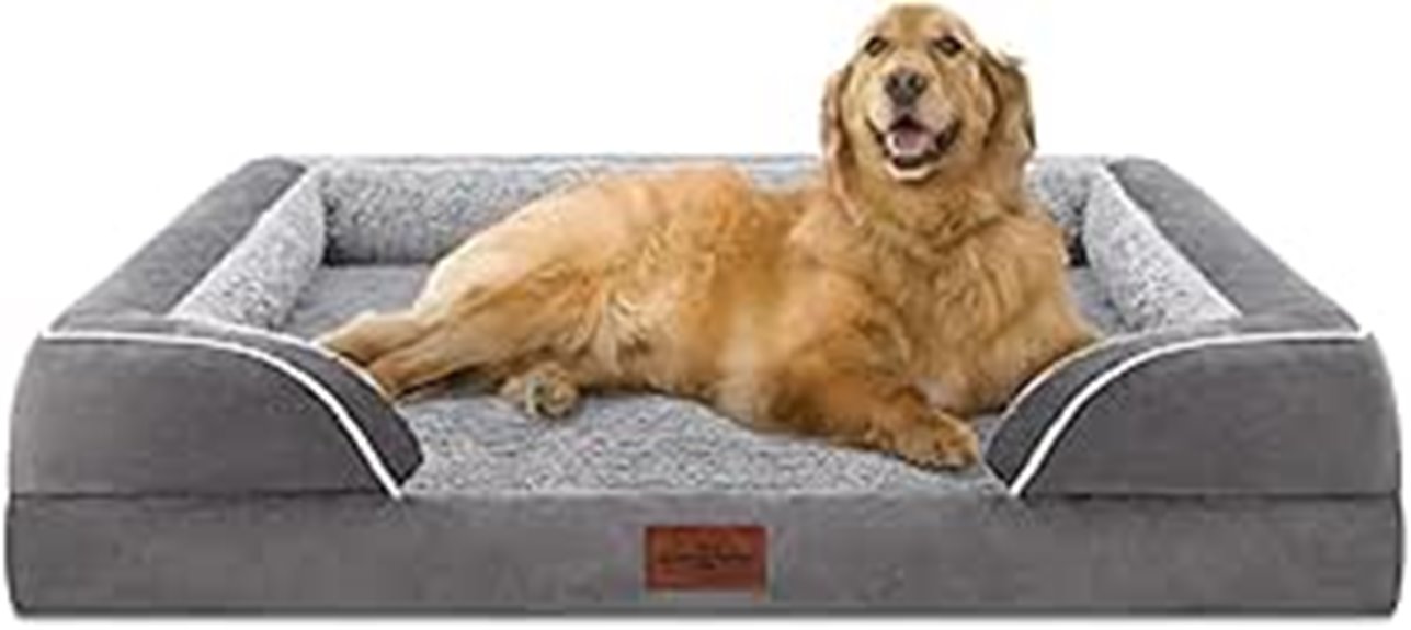 extra large waterproof dog bed