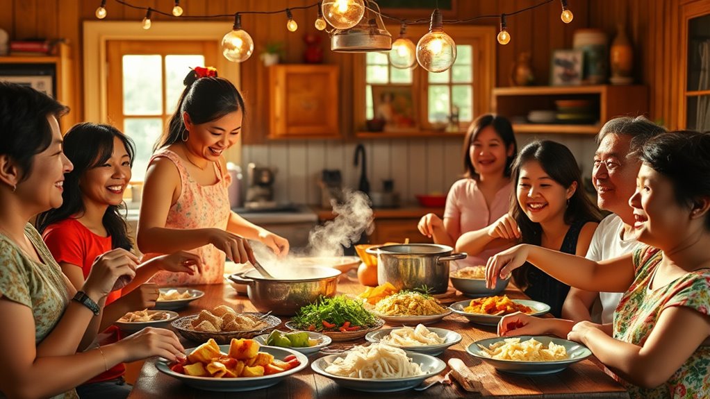 family bonding through gatherings