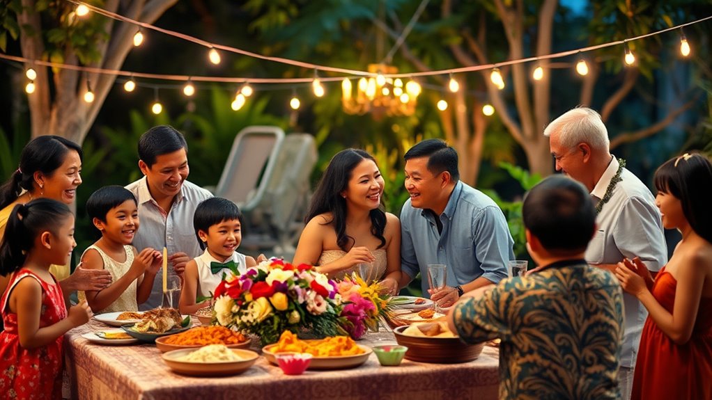 family bonds through celebrations