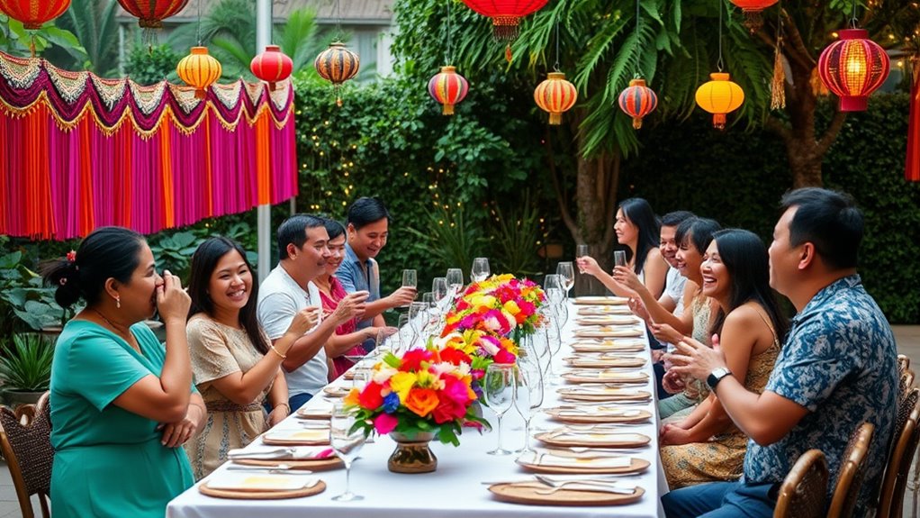 family centered anniversary celebration