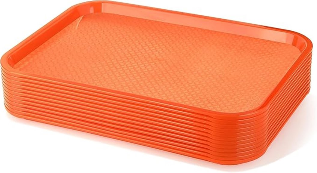 fast food serving trays