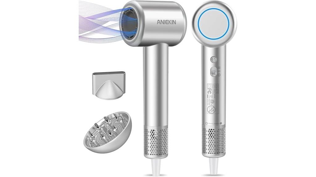 fast quiet brushless hair dryer