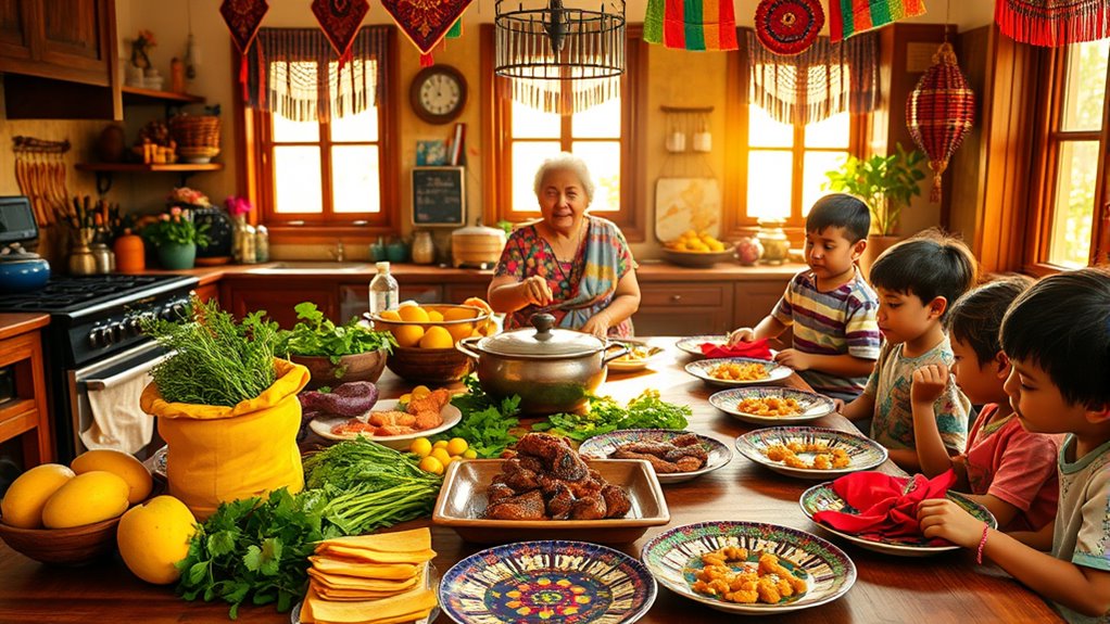 filipina family gathering preparation