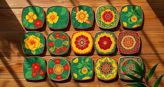 filipina holiday themed coasters selection
