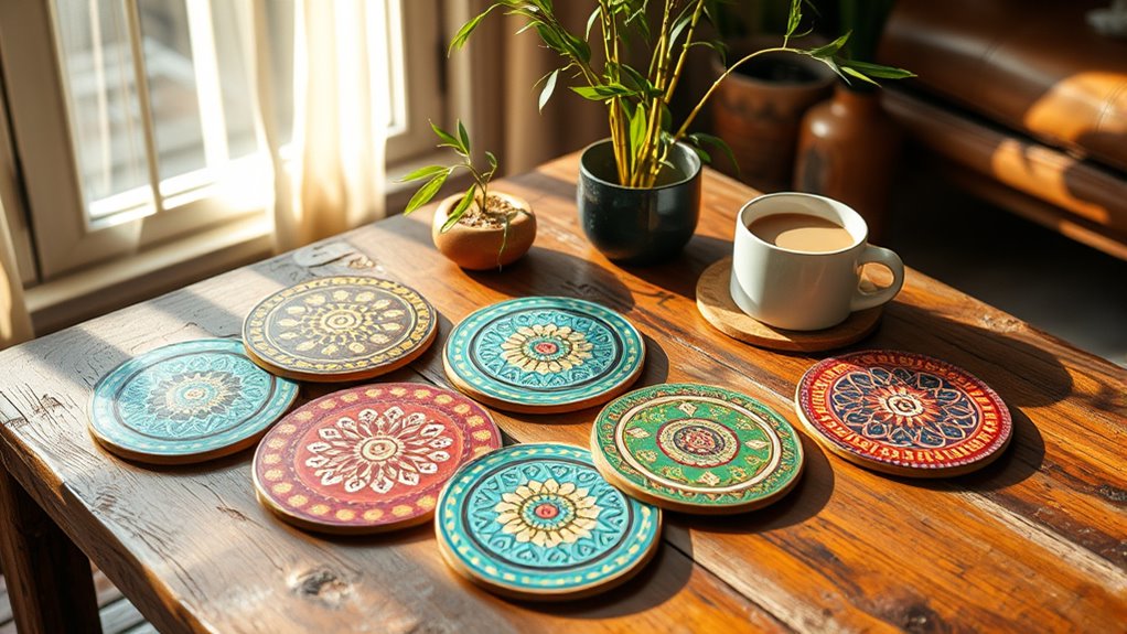 filipina travel inspired coasters