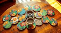 filipina travel inspired coasters selection
