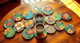 filipina travel inspired coasters selection