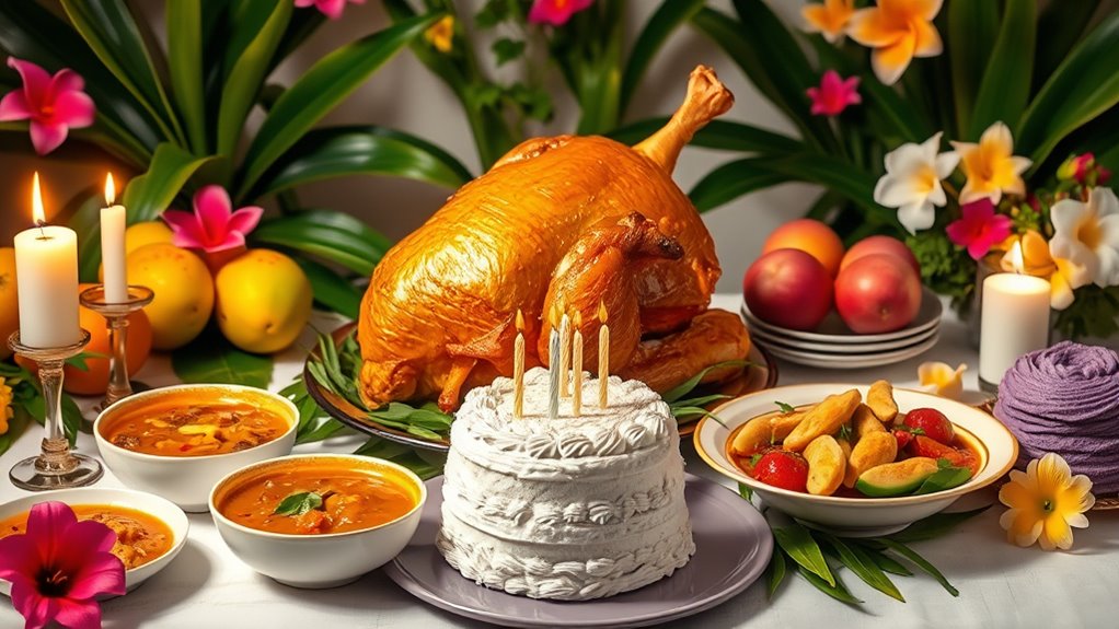 filipino birthday food feast