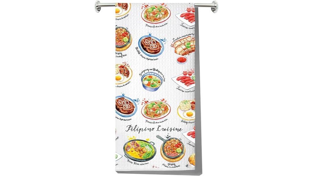 filipino cuisine kitchen towel