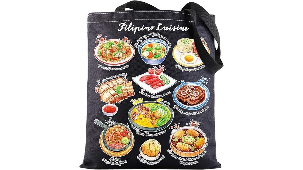 filipino cuisine tote bag