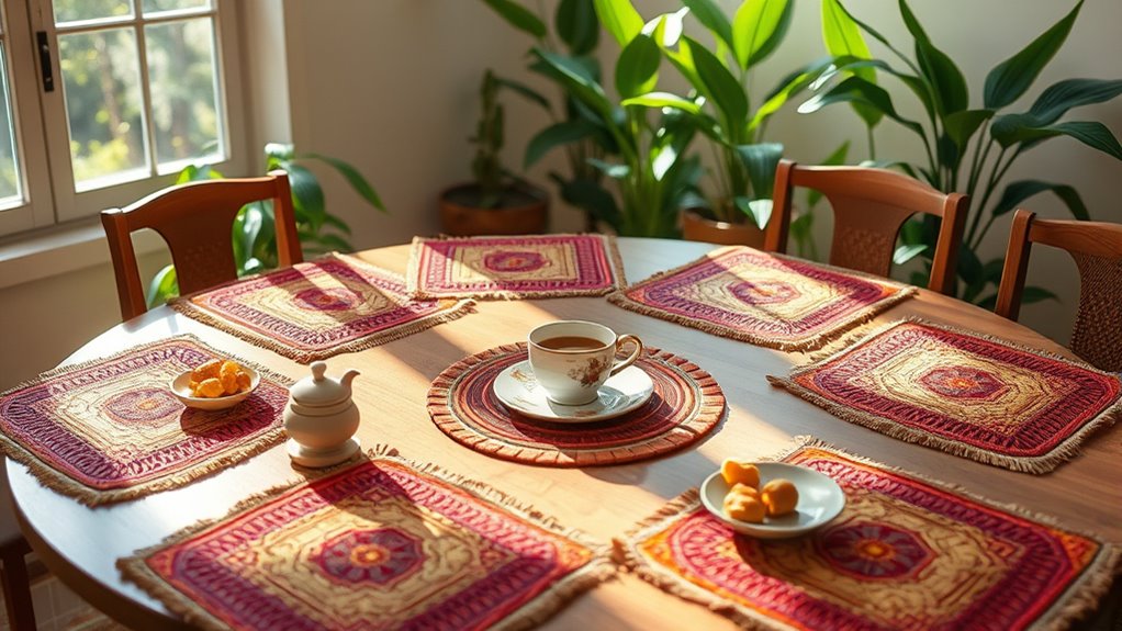 filipino family coffee placemats