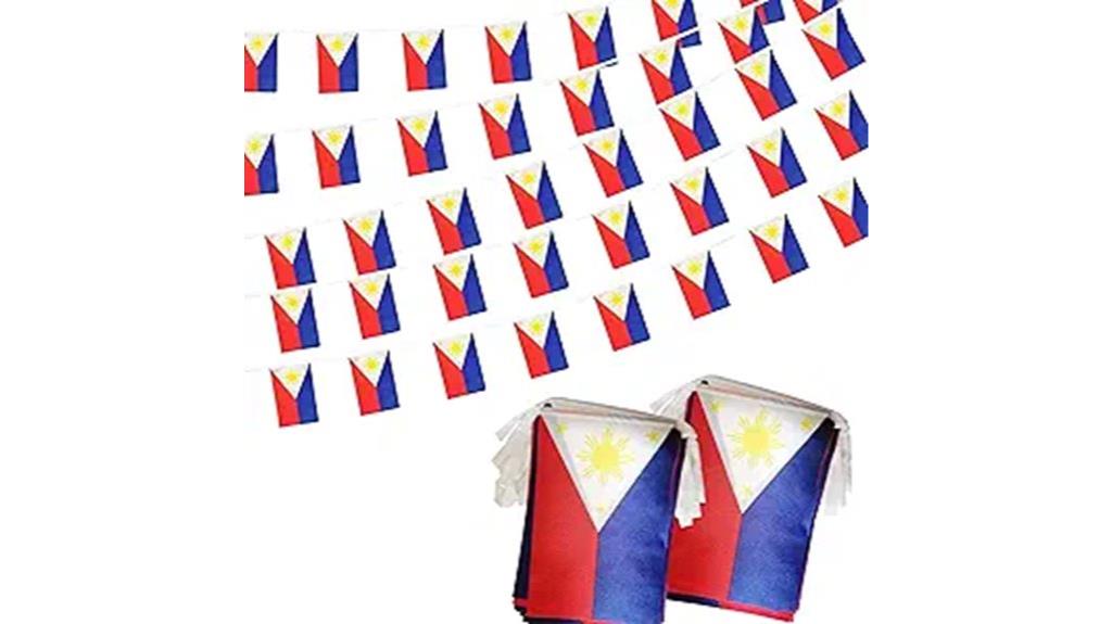 filipino flag decorative banner