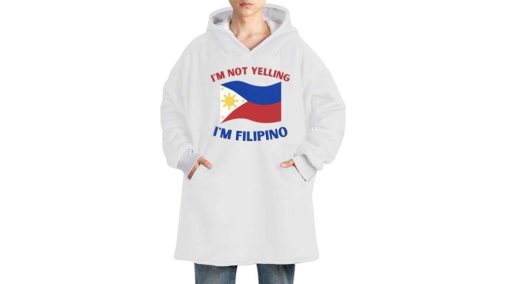 filipino flag hoodie graduation