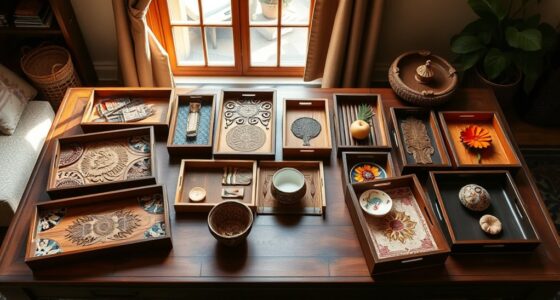 filipino heritage coffee table trays