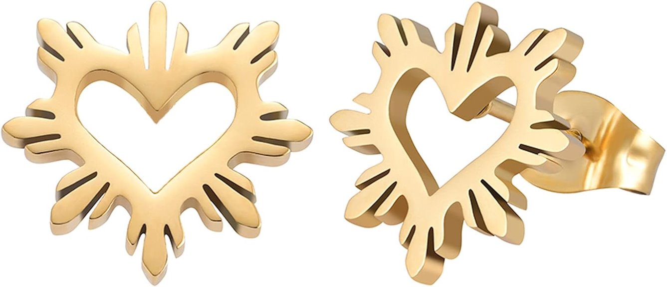 filipino pride heart earrings
