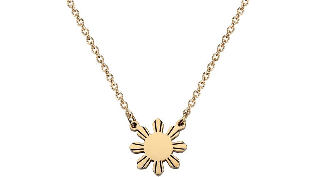 filipino pride star necklace