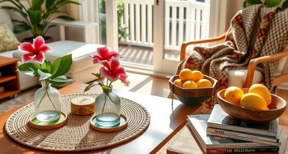 filipino summer coffee table decor