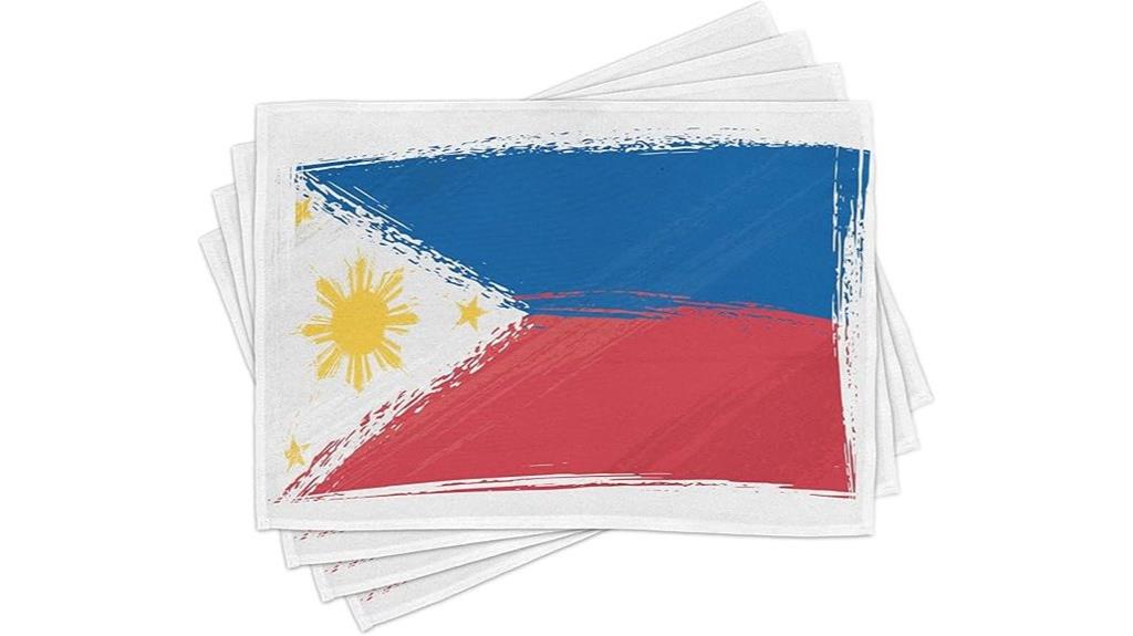 filipino themed place mats set