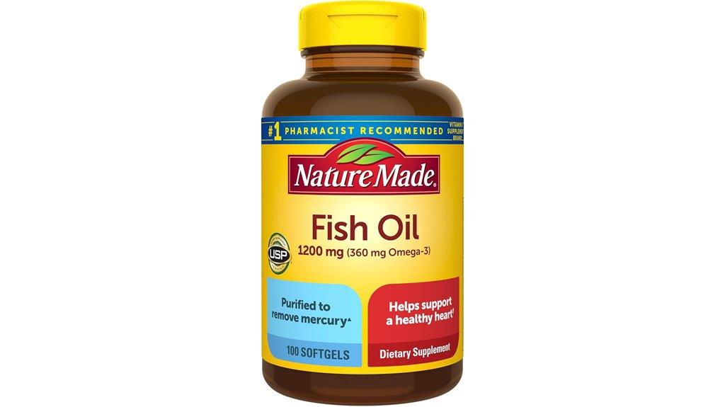 fish oil softgels 1200 mg