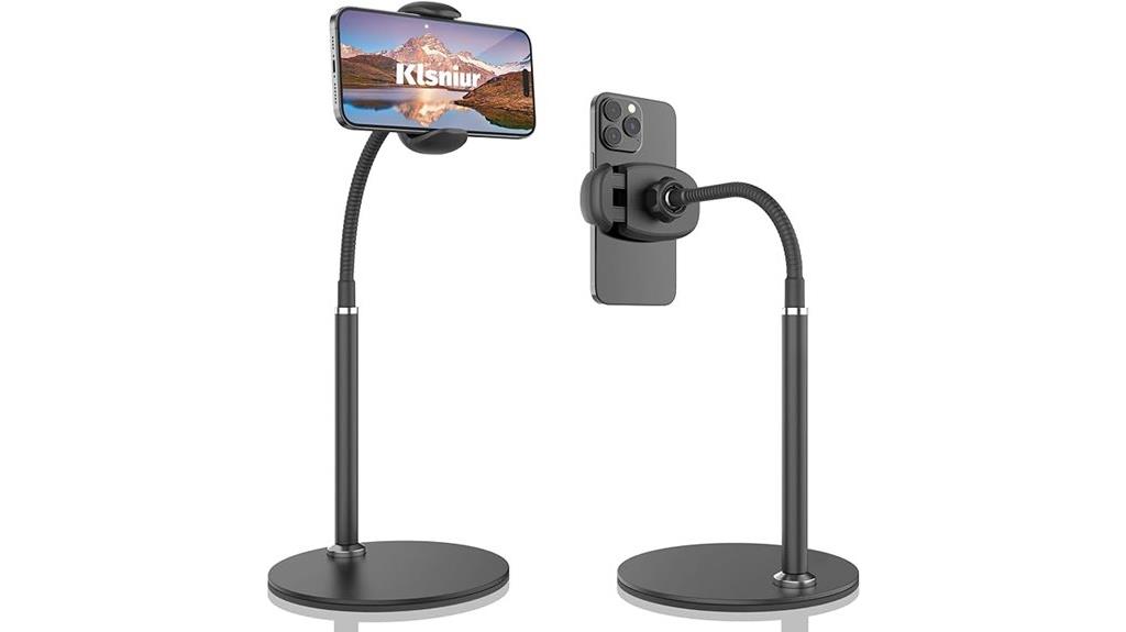 flexible desk phone holder