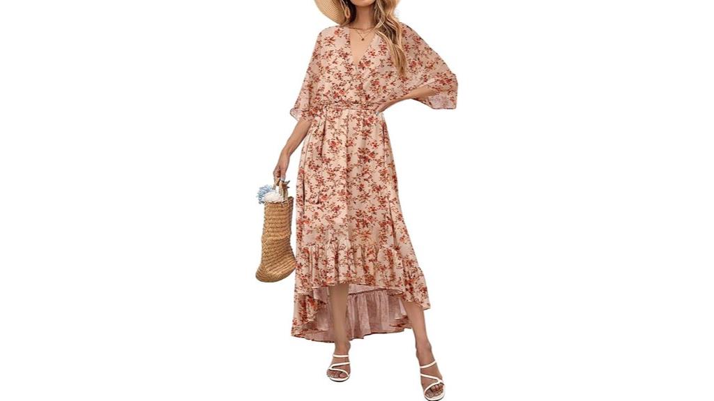 floral boho maxi dress