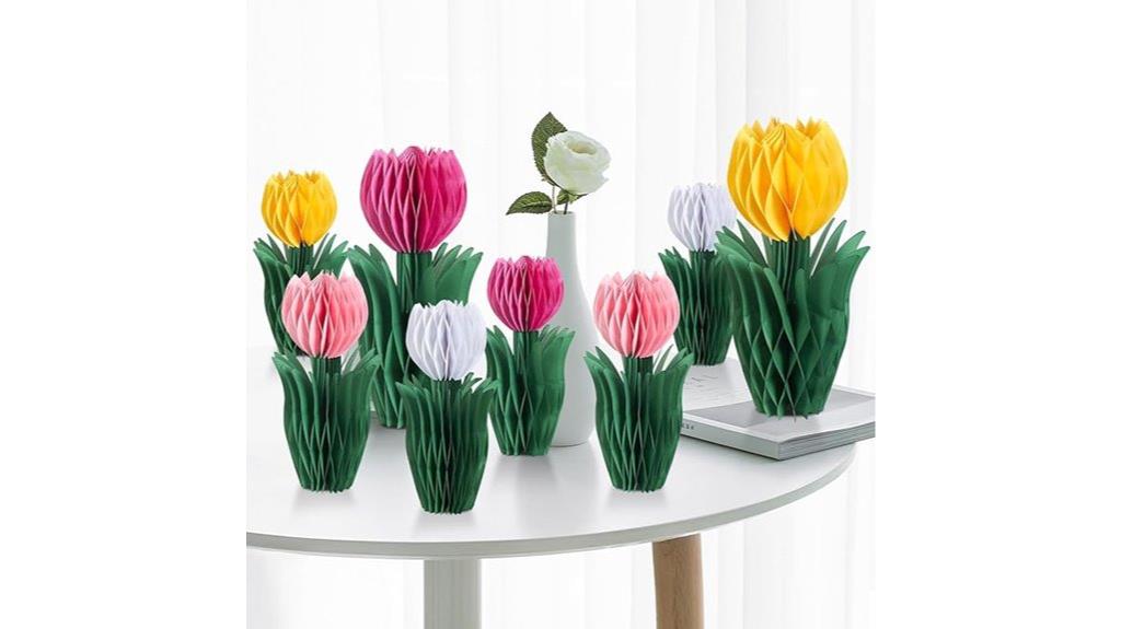 flower themed table centerpieces