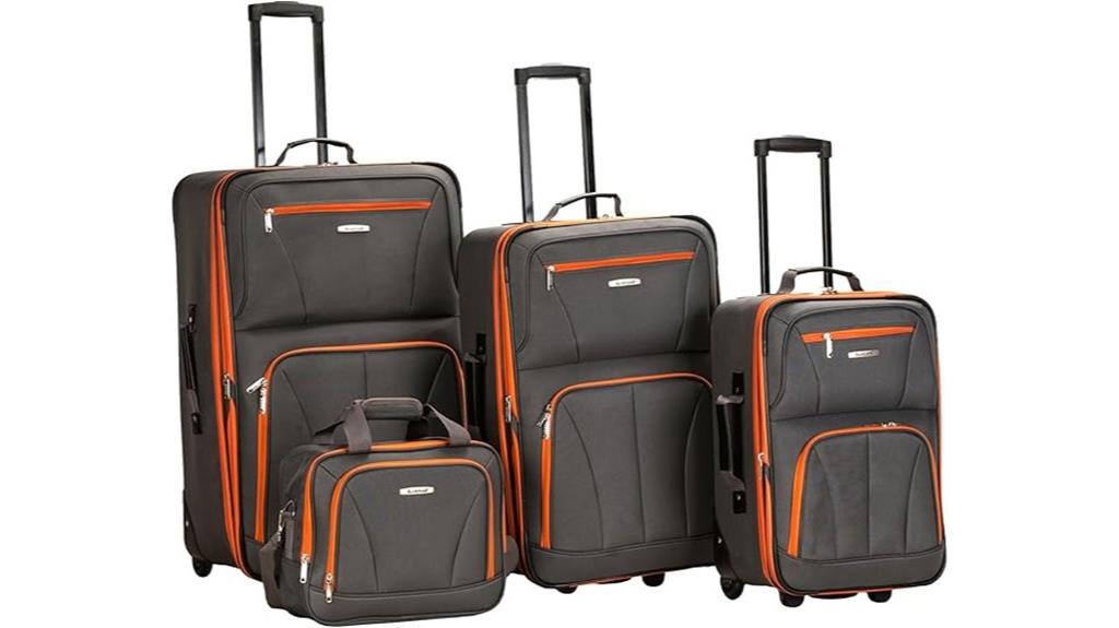 four piece luggage set
