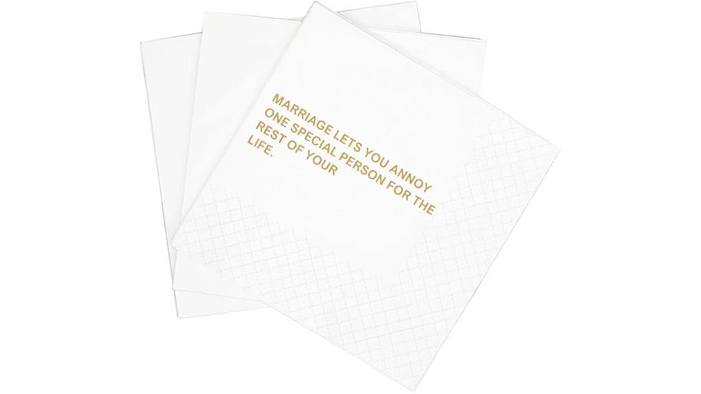 funny cocktail napkins pack