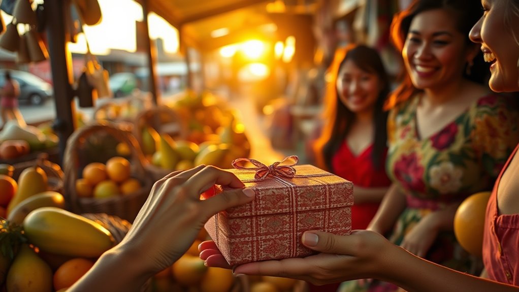 gift giving symbolizes love and connection