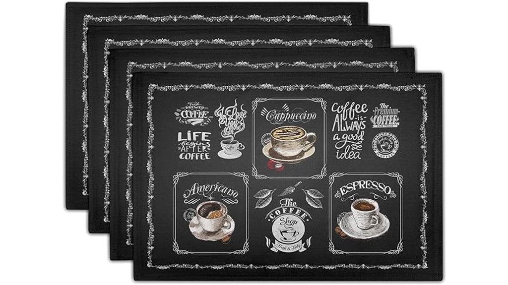 giwawa coffee placemats set