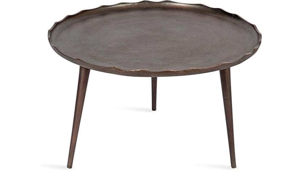 gold modern coffee table