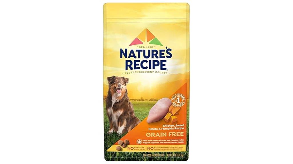 grain free chicken dog food