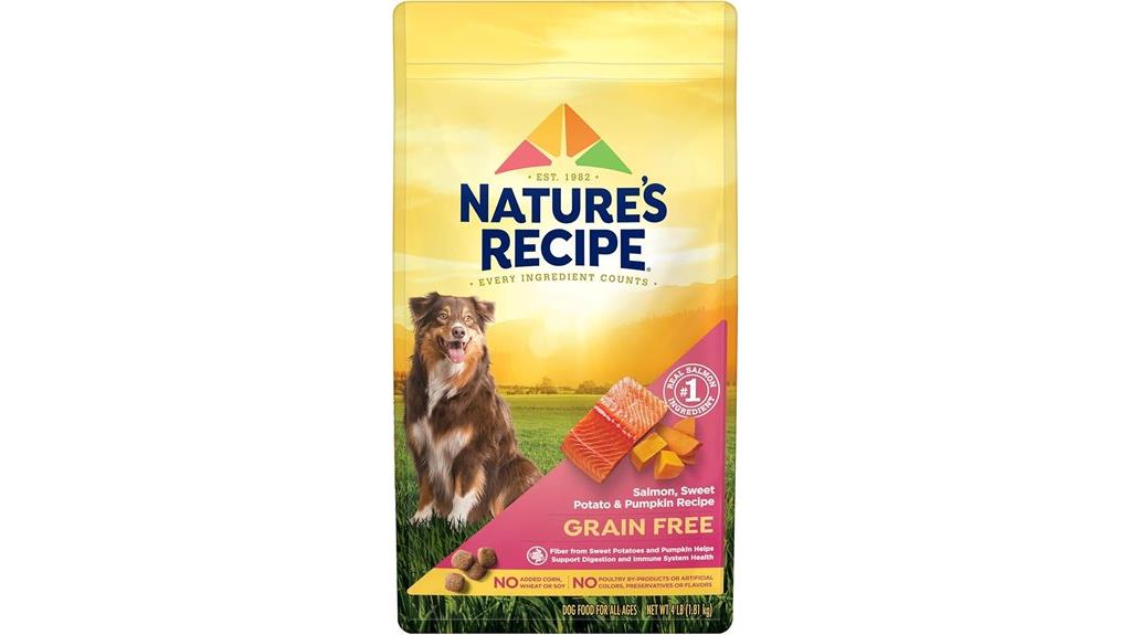 grain free salmon dog food
