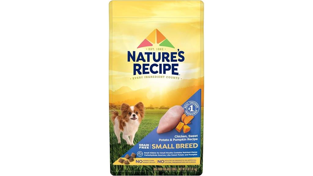 grain free small breed food