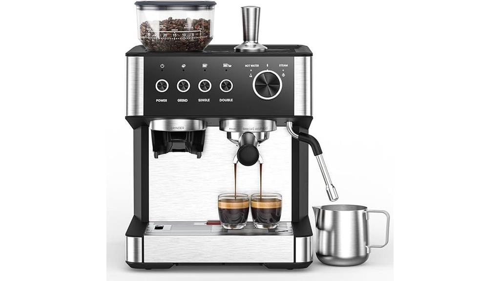 grind brew froth enjoy