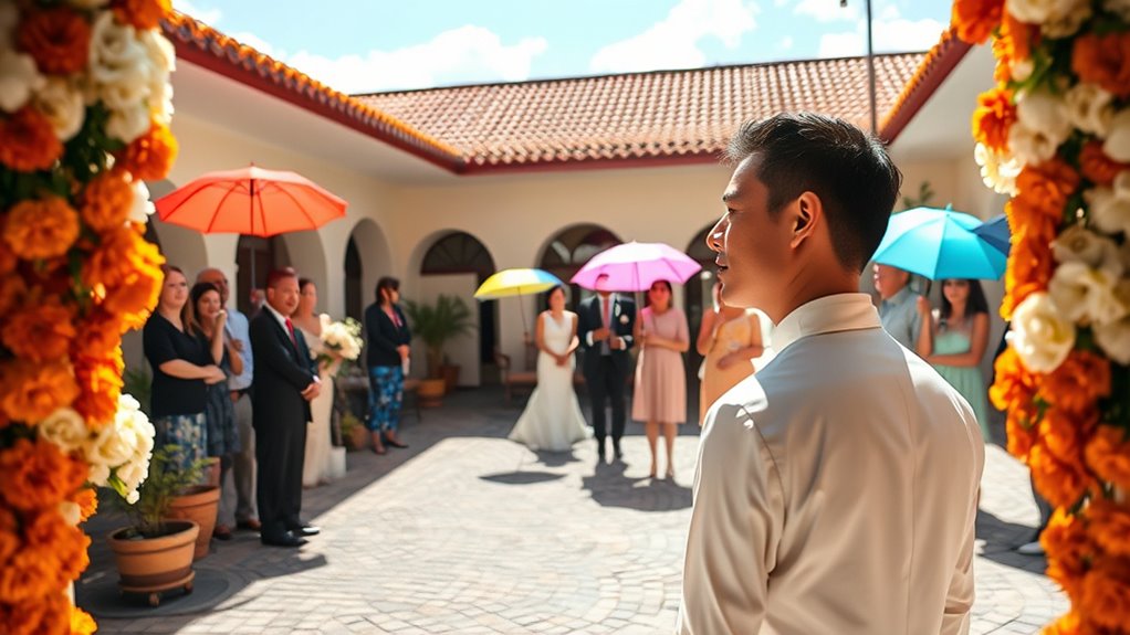 groom s arrival unites families