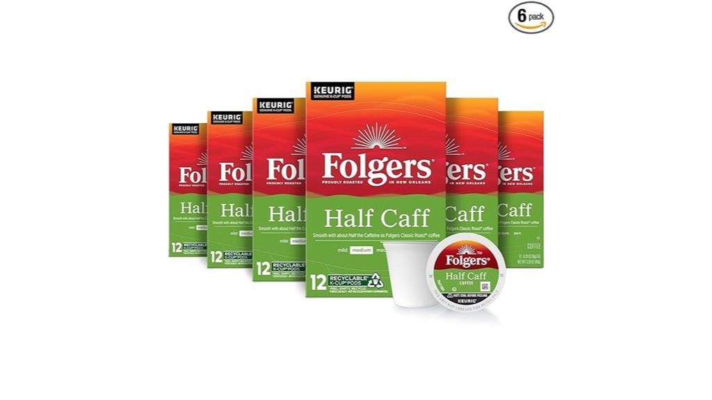 half caff coffee k cups
